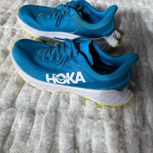 Hoka One One Carbon X Blue Running Shoes